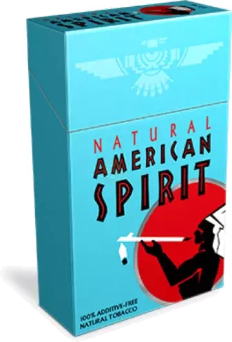 American Spirit Blue Box