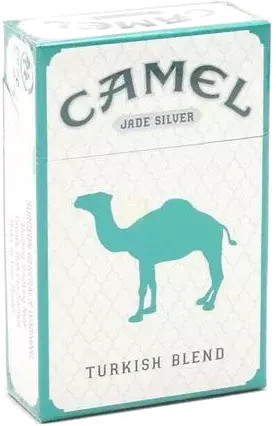 Camel Turkish Blend Jade Silver Box