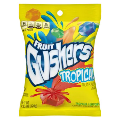 GUSHERS TROPICAL CANDY STICKER