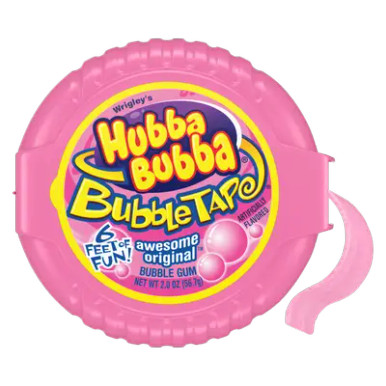Hubba Bubba Tapr Gum Candy Sticker