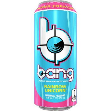Bang Rainbow Unicorn Can Shaped Sticker