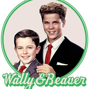 Beaver and Wally Sticker