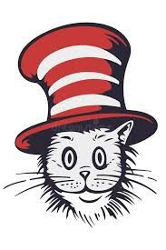 Cat in the Hat Head Shot Sticker 2