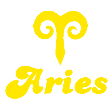 Aries zodiac decal 164A