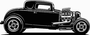 HOT ROD RACING STICKER 3