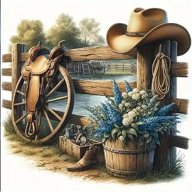 COWBOY BOOTS AT ART STICKER 2