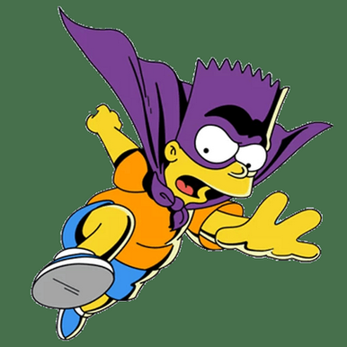 SIMPSON The Bartman Sticker 2