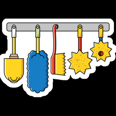 simpsons family brushes