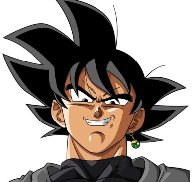 Black Goku STICKER JAPANESE ANIME Color Sticker