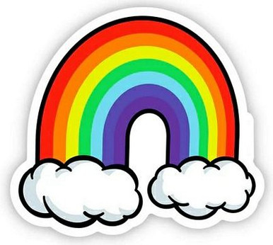 Rainbow LGBTQ sticker