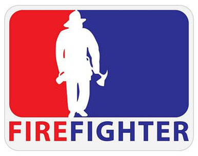 major league firefighter STICKER 4
