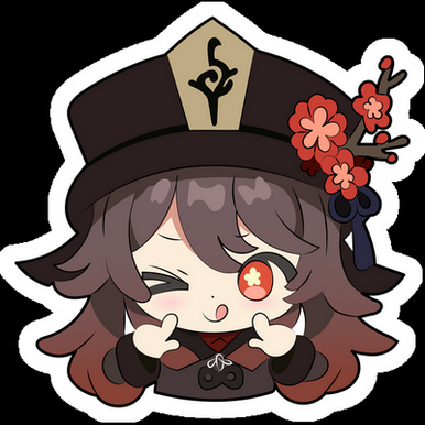 GENSHIN Cartoon Sticker 01