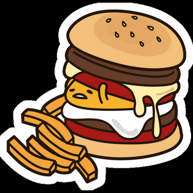 GUDETAMA Cartoon Sticker 09