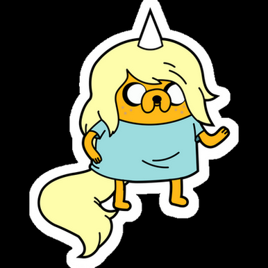 JAKE Cartoon Sticker 16