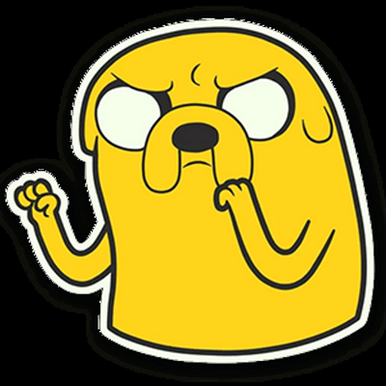 JAKE Cartoon Sticker 29