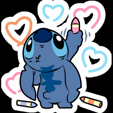 LILO & STITCH Cartoon Sticker 12