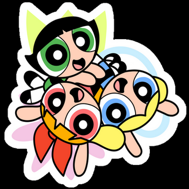 bubble guppies supe sister Cartoon Sticker