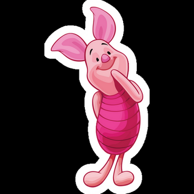 piglet cartoon sticker