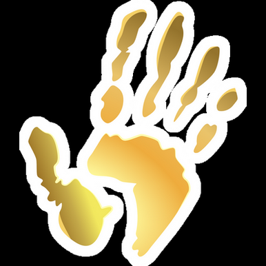 fortnite midas touch handprint gamer sticker