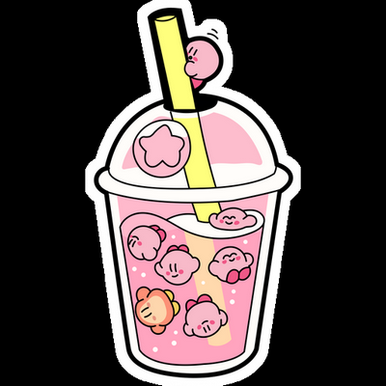 KIRBY Cartoon Sticker 22