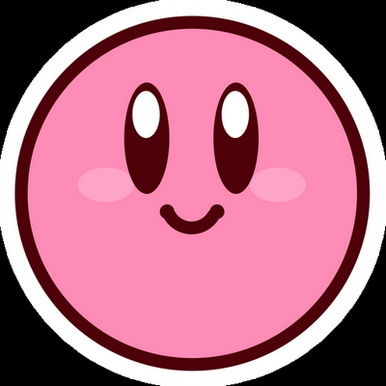 KIRBY Cartoon Sticker 46