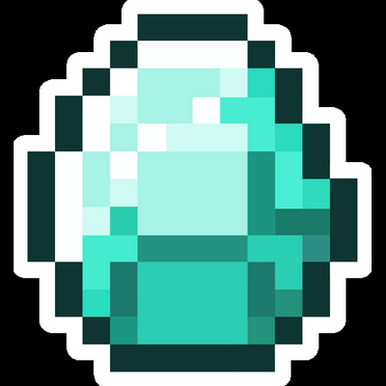 minecraft diamond gamer sticker