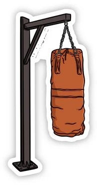Punching Bag guy sticker