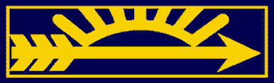 arrow of light blue yellow cub scout sticker