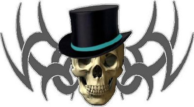 Tribal SKULL Decal