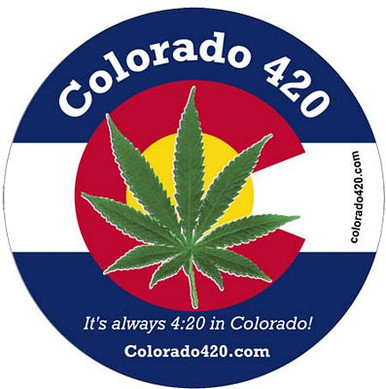 Colorado 420 sticker