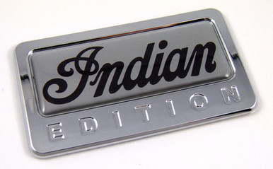 Indian special edition adhesive chrome emblem