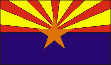 arizona State Flag Sticker