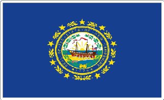 New Hampshire State Flag Sticker