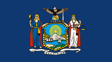 new york State Flag Sticker
