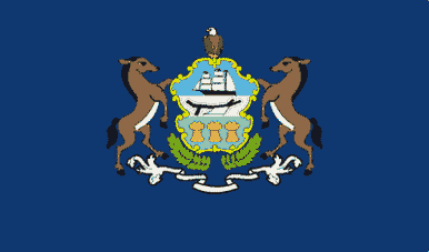 pennsylvania State Flag Sticker