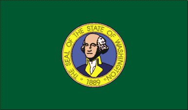 washington State Flag Sticker