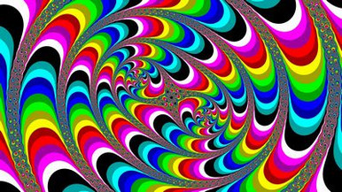 Psychedelic Flag Sticker