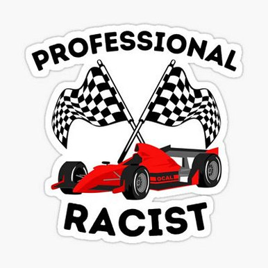 Professional Racist Sticker