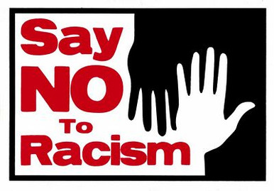 Say No to Racism Bumper Sticker