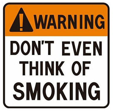 funny no smoking car sticker Set