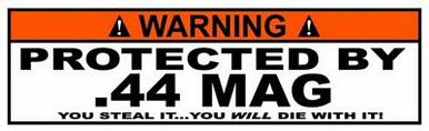 Protected By Funny Warning Sticker Set 05