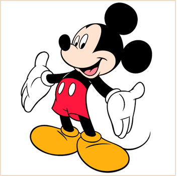 Mickey Mouse Cartoon Decal 02 3299