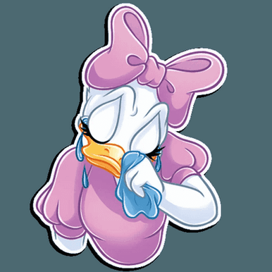 donald duck daisy duck d cartoon sticker 24