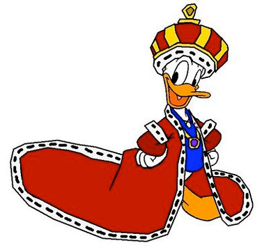 Donald Duck the king