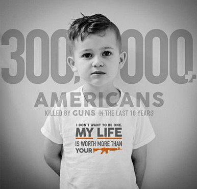 300000 PLUS DEAD AND COUNTING GUN CONTROL STICKER