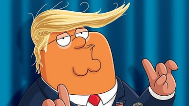 family guy trump STICKER