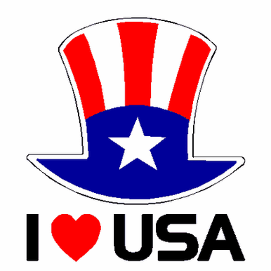 394 USA Sam Hat decal