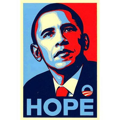 18D Obama Hope Decal