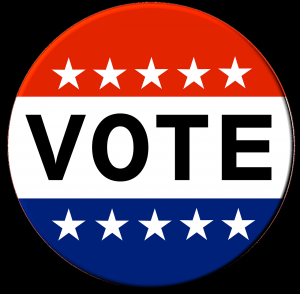 vote round sticker