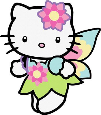 HELLO K FAERIE STICKER